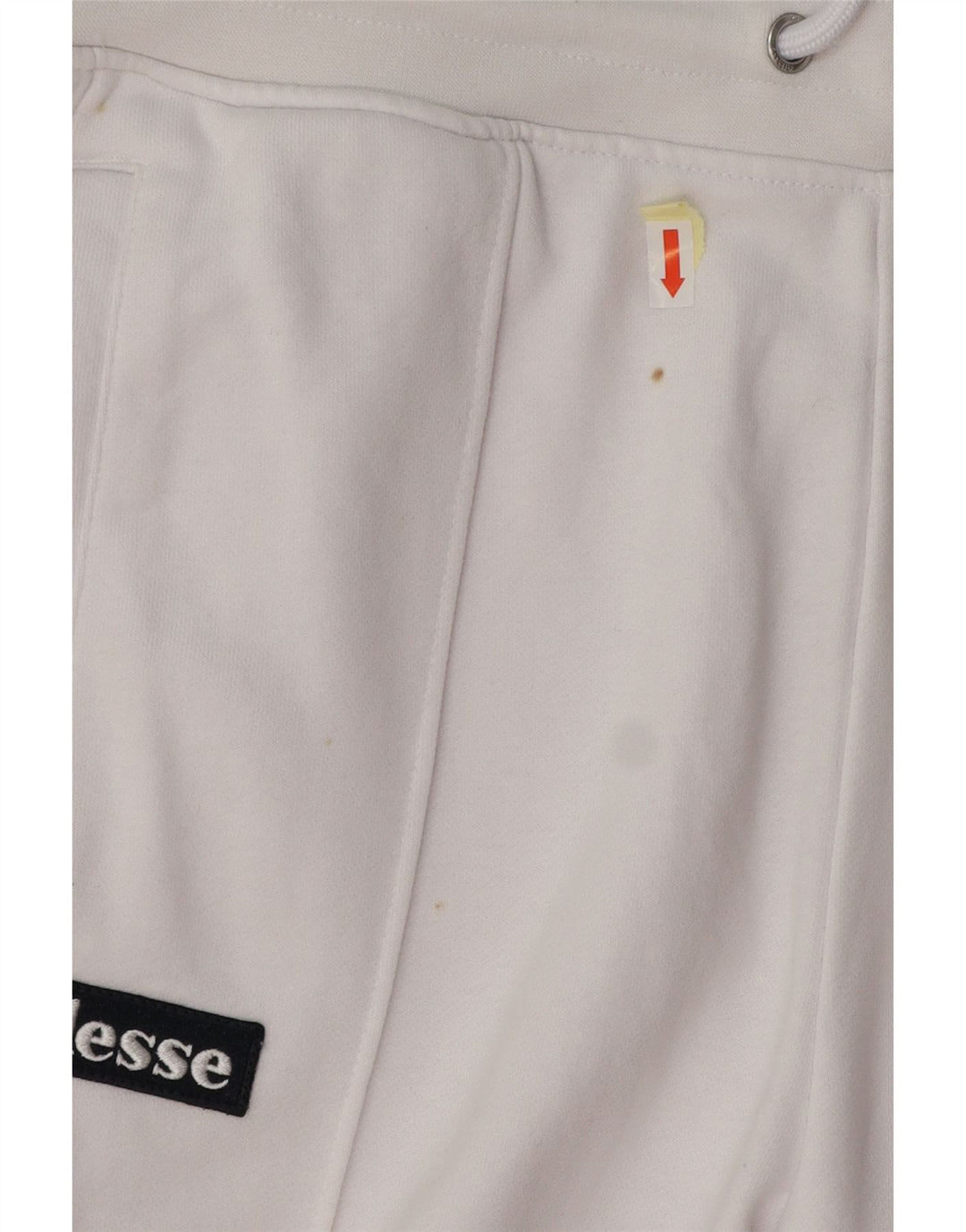 ELLESSE Pantaloni da tuta da uomo con grafica Heritage Large White Colourblock