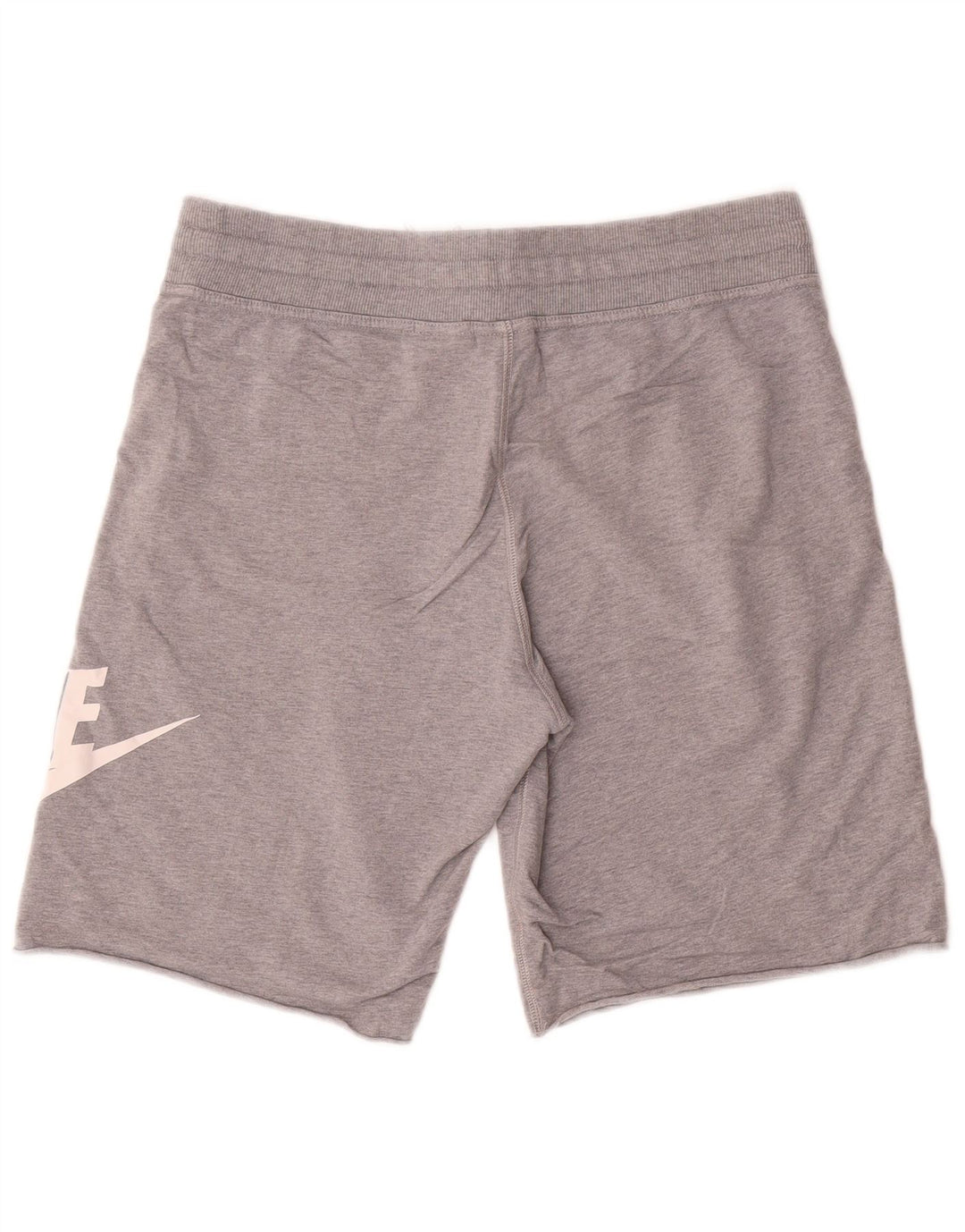 Pantaloncini sportivi Nike da uomo con grafica in cotone grigio medio