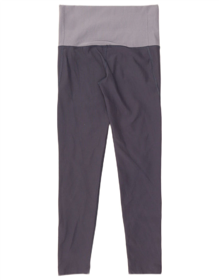 Leggings Nike Dri Fit per ragazze 10-11 anni in poliestere color block blu medio