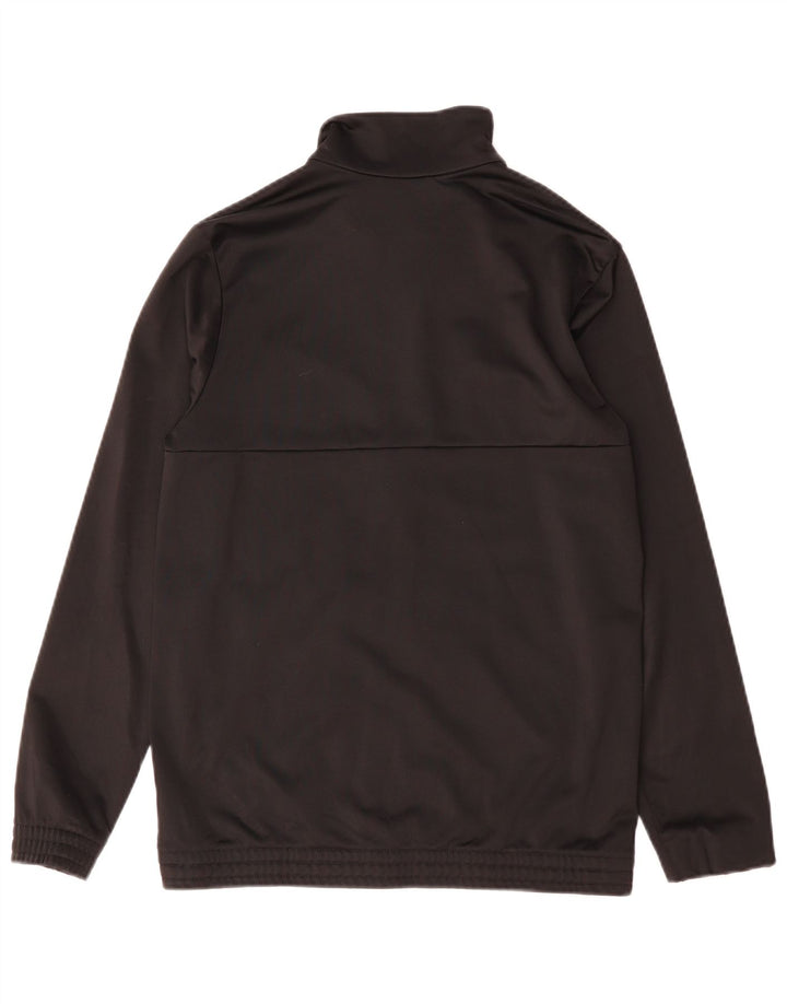 Giacca da tuta da ragazzo Adidas 14-15 anni in poliestere color block nero