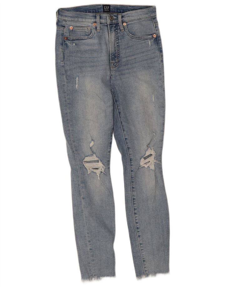 Jeans skinny effetto invecchiato Gap da donna W26 L26 cotone blu
