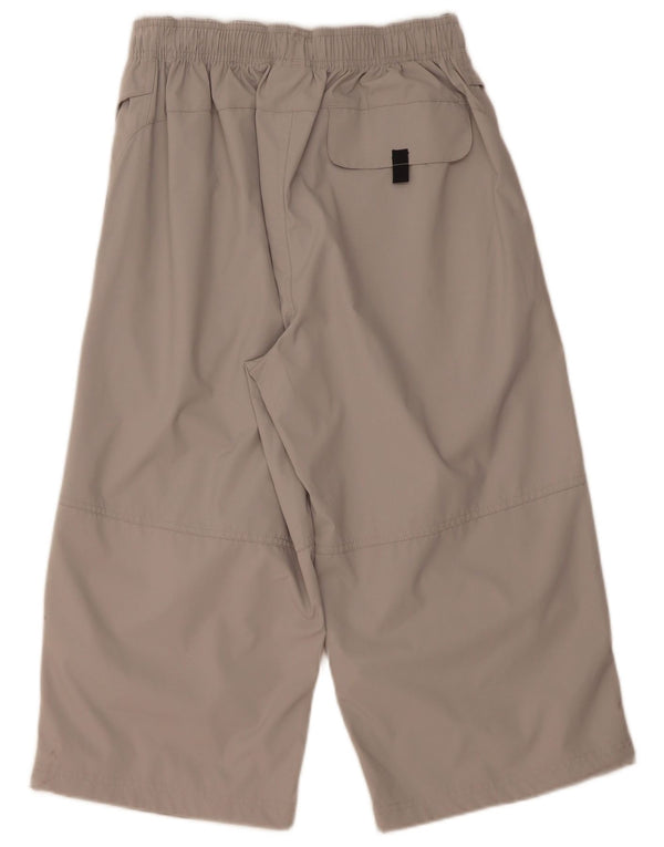 Pantaloni da tuta Reebok Capri da uomo in poliestere grigio medio