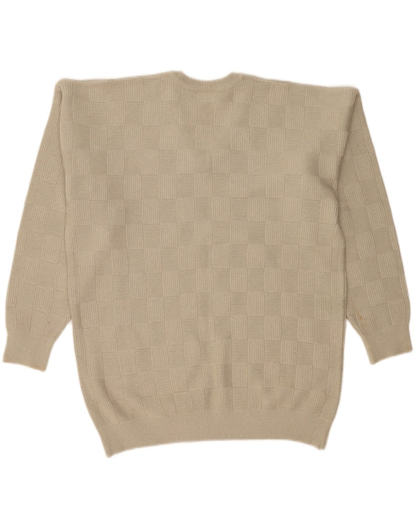 Maglione maglione con scollo a V da uomo Lacoste taglia 8 3XL cotone verde