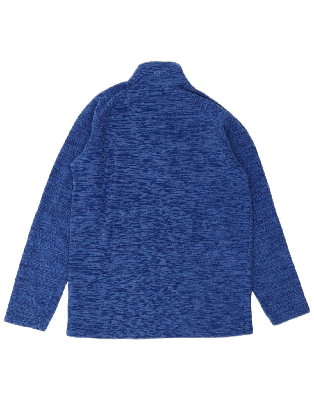 MOUNTAIN WAREHOUSE Maglione in pile da uomo con zip e collo piccolo blu screziato