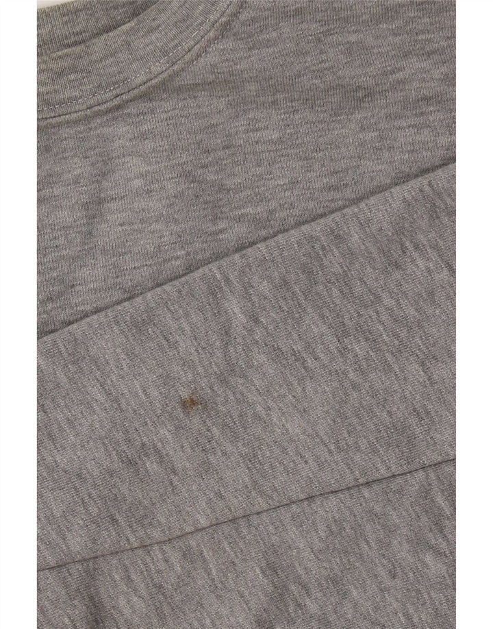 Felpa oversize grafica da donna Zara UK 10 piccola grigia