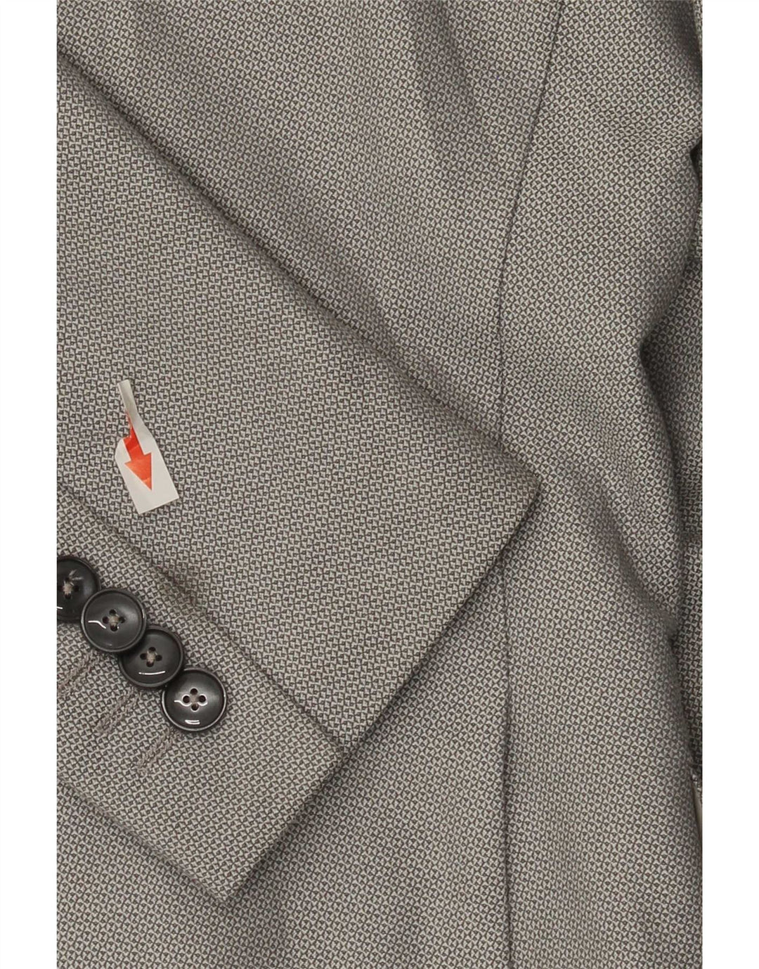 Giacca blazer a 2 bottoni sartoriale da uomo Zara EU 46 piccola in poliestere grigio