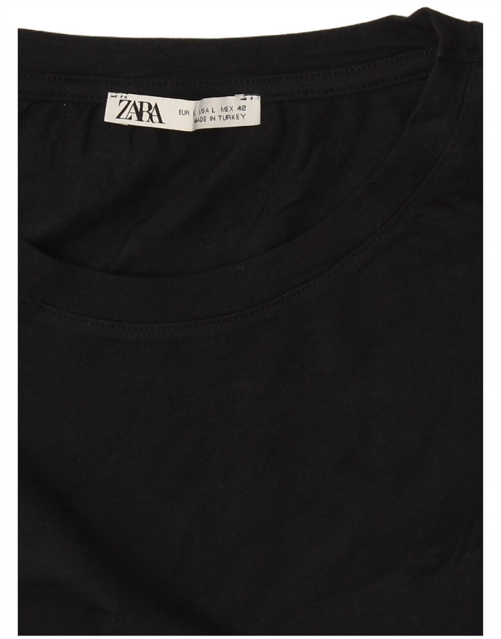 T-shirt Zara da uomo Top Large blu navy