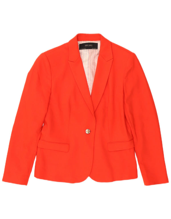 Giacca blazer a 1 bottone da donna Zara UK 18 XL arancione