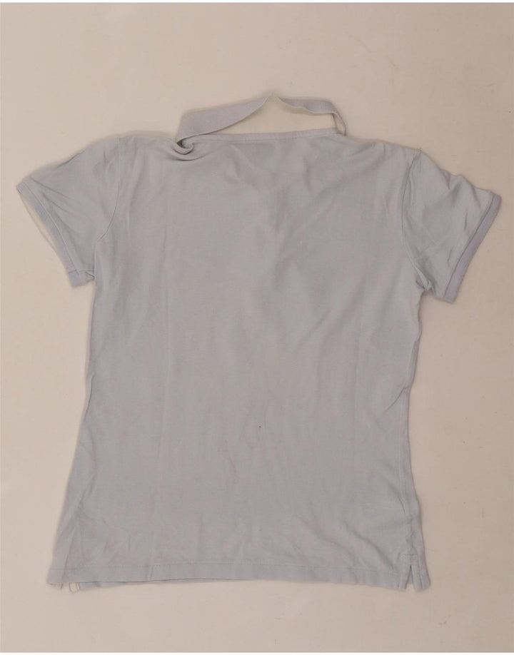 Polo Kappa da donna UK 12 blu medio in cotone