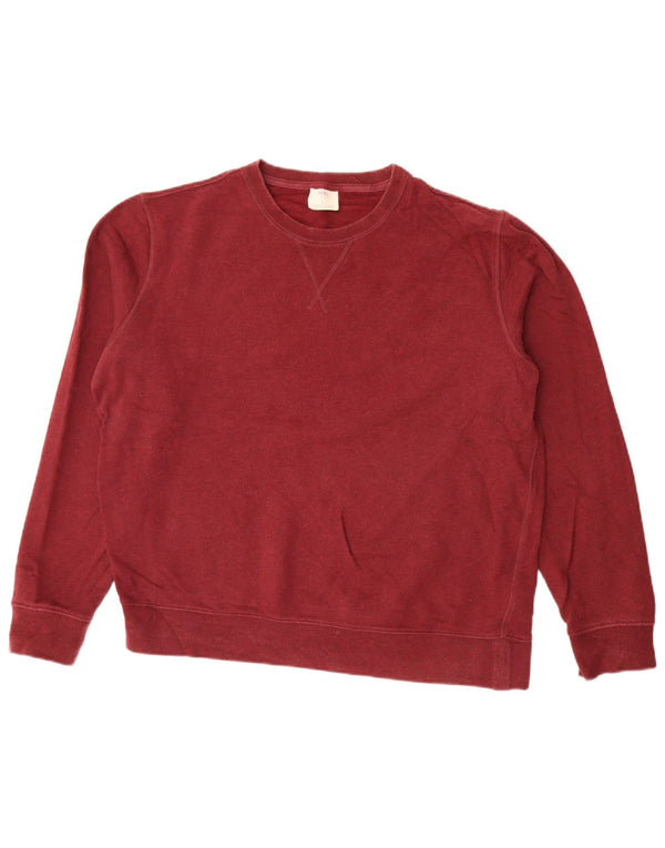 Marks & Spencer Felpa da uomo Maglione Grande Marrone Cotone