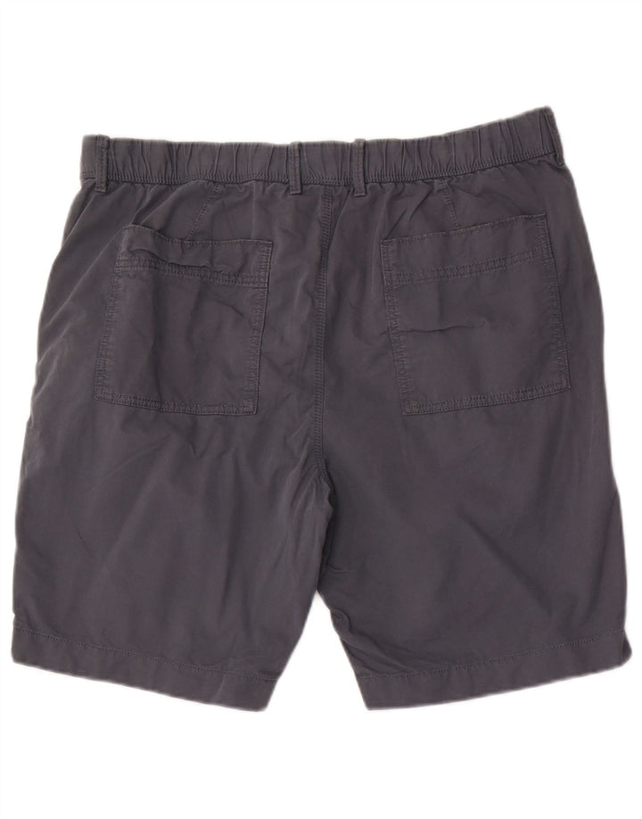 Pantaloncini chino da uomo Marks & Spencer W36 grandi in cotone blu navy