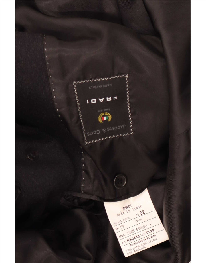 Cappotto Uomo Fradi IT 52 XL Grigio Lana