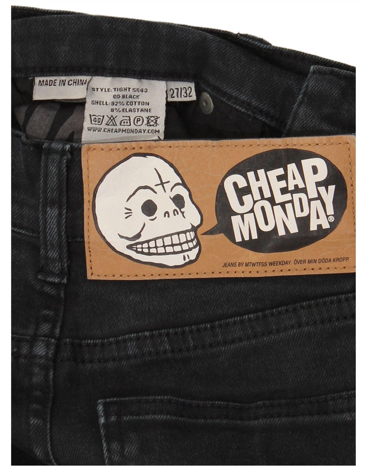 Jeans slim da donna economici Monday W27 L28 cotone nero