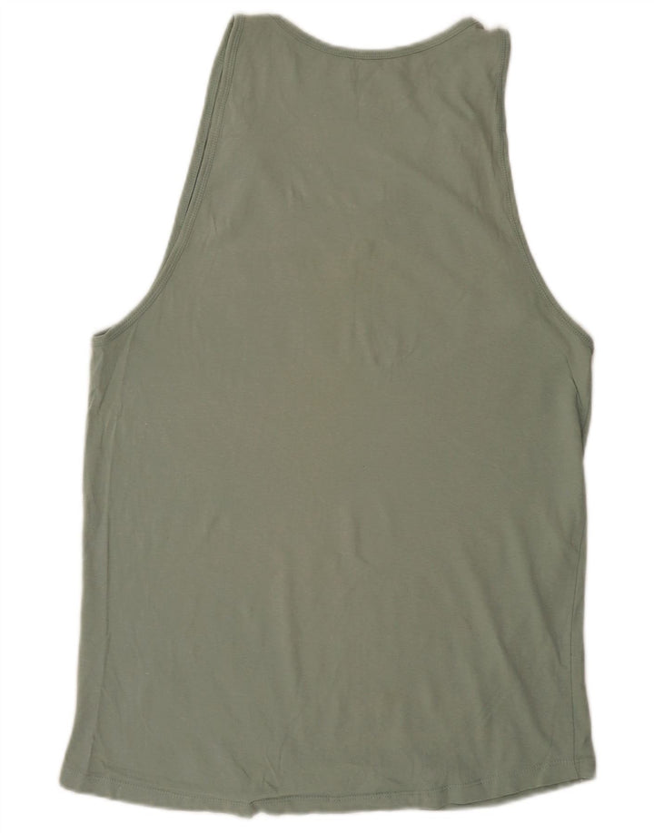 Jack & Jones Canottiera grafica da uomo grande in cotone verde