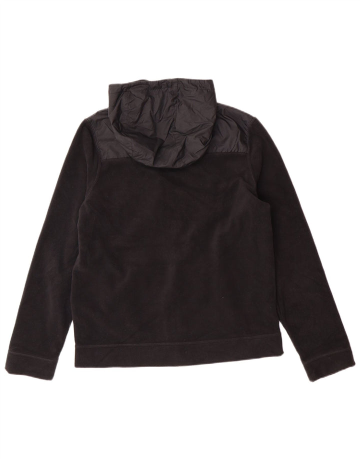 Giacca in pile con cappuccio Nike Bambina 13-14 anni XL Nera Poliestere Sport