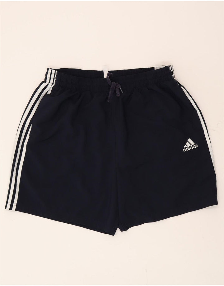 Pantaloncini sportivi da uomo Adidas 2XL poliestere blu navy