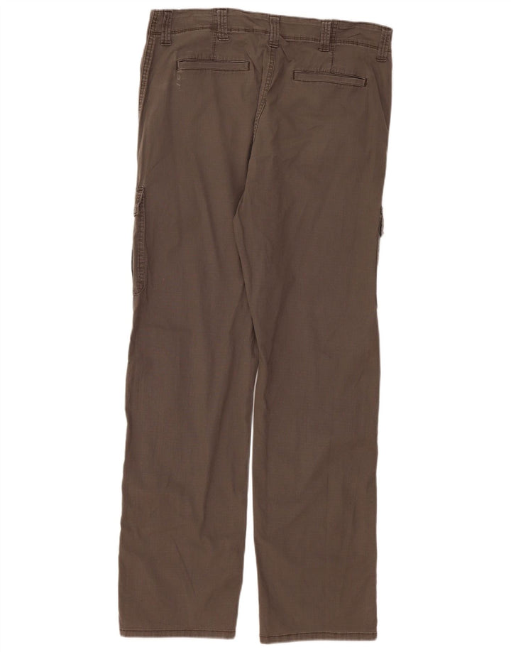 Pantaloni cargo dritti da uomo Wrangler W34 L34 cotone grigio