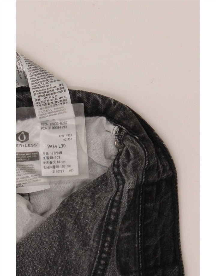 Jeans slim da uomo Levi's W34 L26 cotone grigio