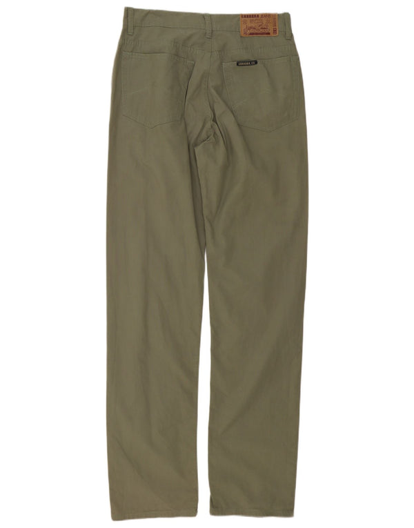Pantaloni casual dritti da uomo Carrera W33 L34 cotone verde