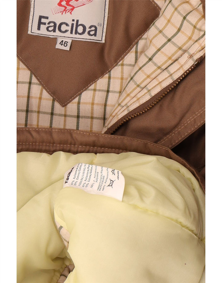 Giacca imbottita da uomo Faciba UK 46 3XL Beige Poliammide