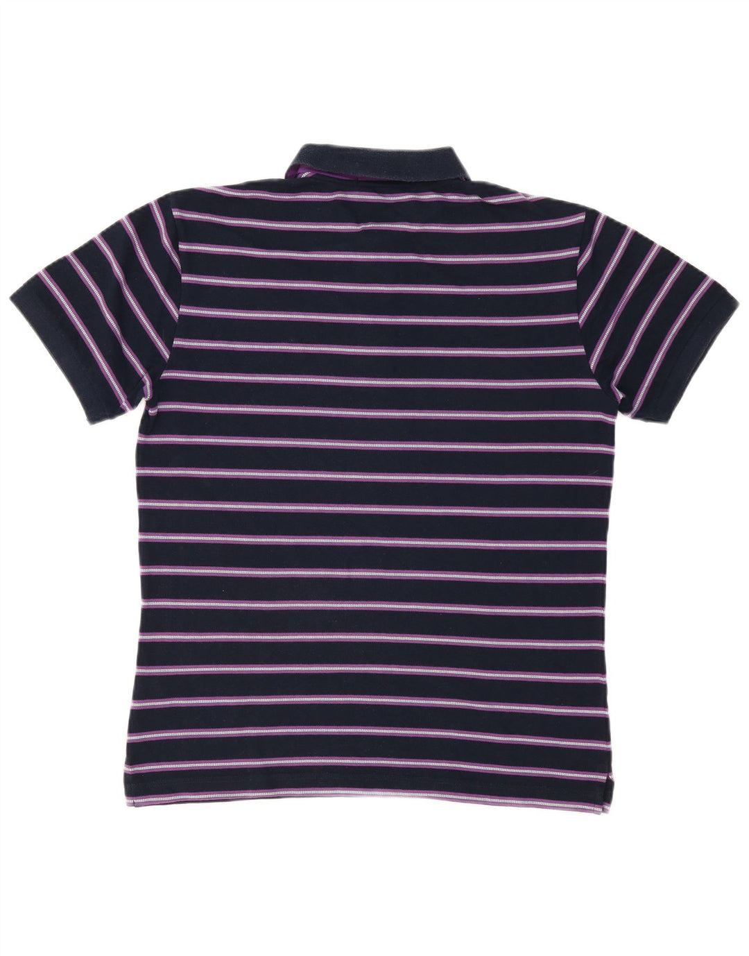 Polo da uomo FRED PERRY grande in cotone a righe blu navy