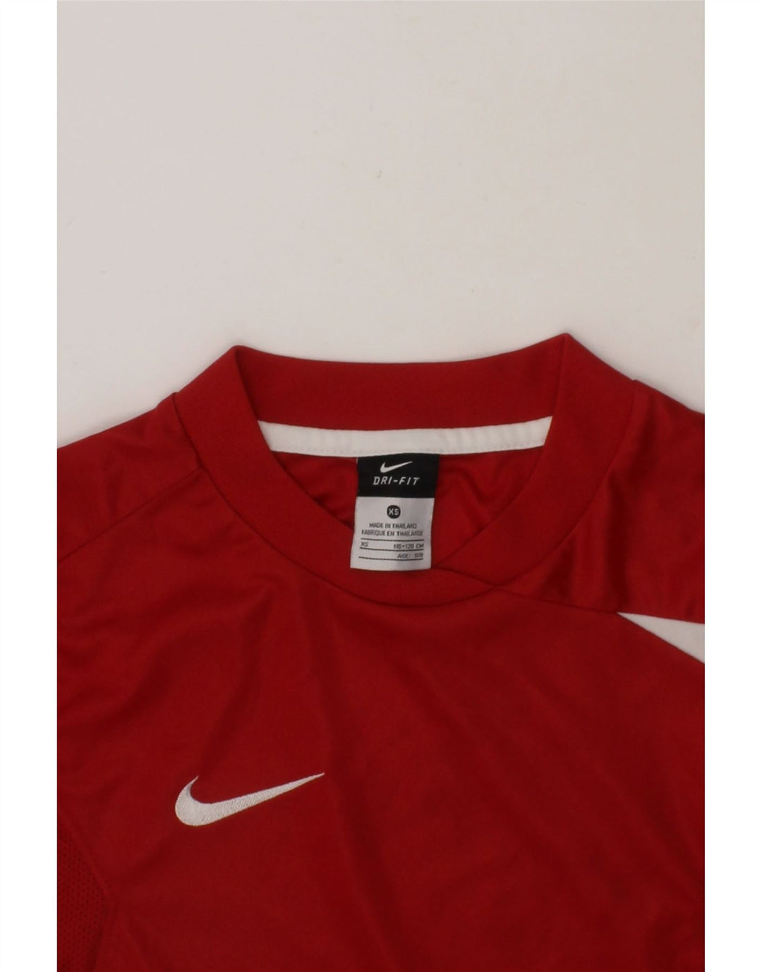NIKE Boys Dri Fit T-Shirt Top 6-7 Years Red Polyester Vintage Nike and Second-Hand Nike from Messina Hembry 