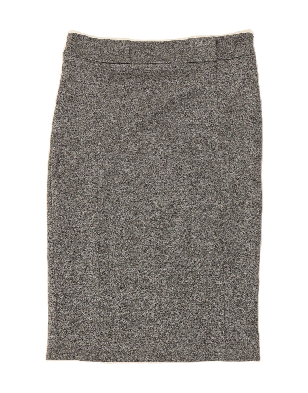 LAURA ASHLEY Womens Straight Skirt UK 12 Medium W32 Grey Polyester Vintage Laura Ashley and Second-Hand Laura Ashley from Messina Hembry 