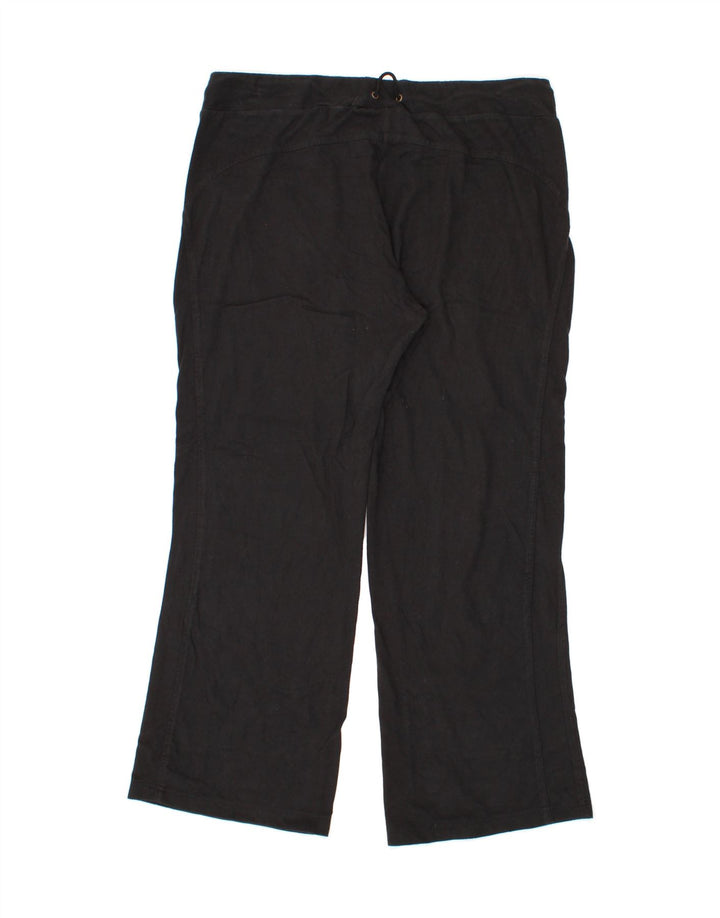 NIKE Womens Tracksuit Trousers UK 18 XL Black Vintage Nike and Second-Hand Nike from Messina Hembry 
