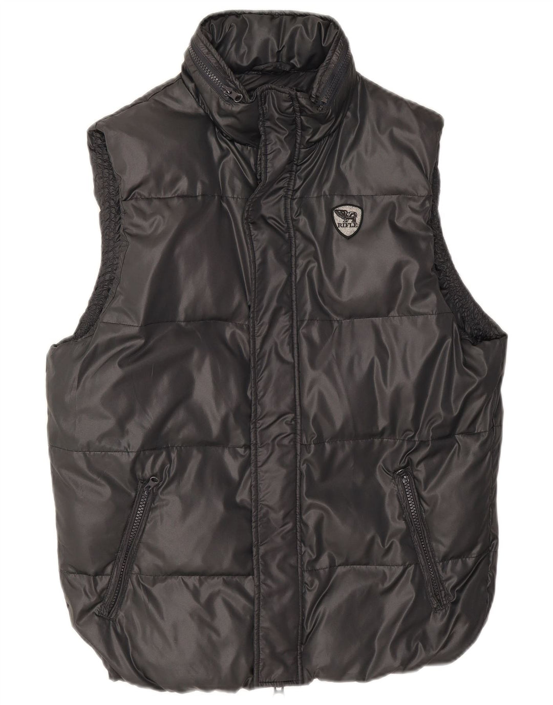 Gilet imbottito da uomo Rifle UK 40 Large Nero Poliestere