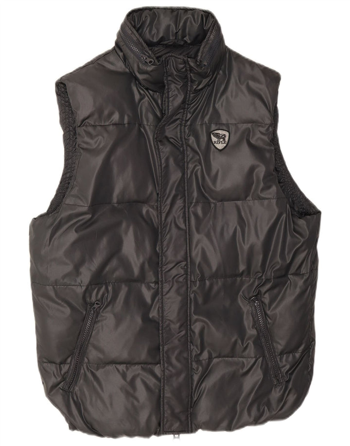 Gilet imbottito da uomo Rifle UK 40 Large Nero Poliestere