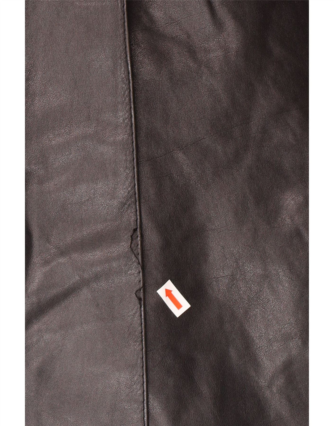 Cappotto in pelle vintage da uomo IT 46 piccolo classico in pelle nera