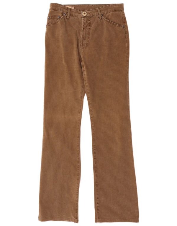 Pantaloni casual bootcut da donna Marlboro Classics W30 L32 Gessato marrone