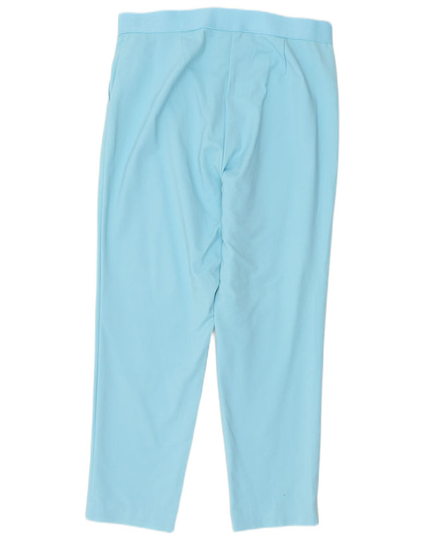 Pantaloni chino dritti da donna Marks & Spencer UK 16 Large W34 L27 Blu