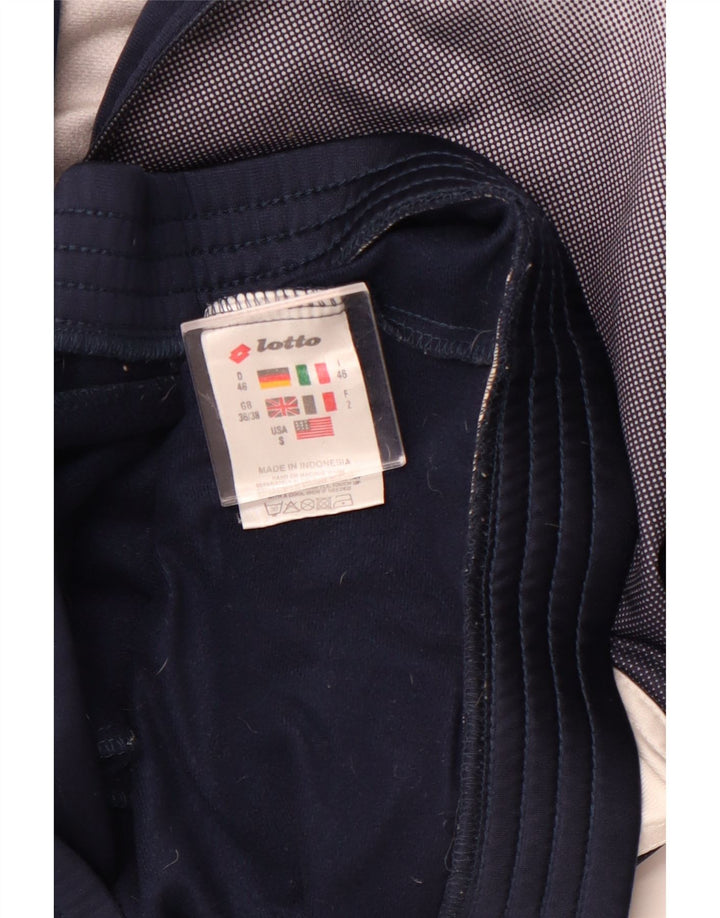 Giacca da tuta da uomo LOTTO UK 36/38 Small Blu Navy Colourblock