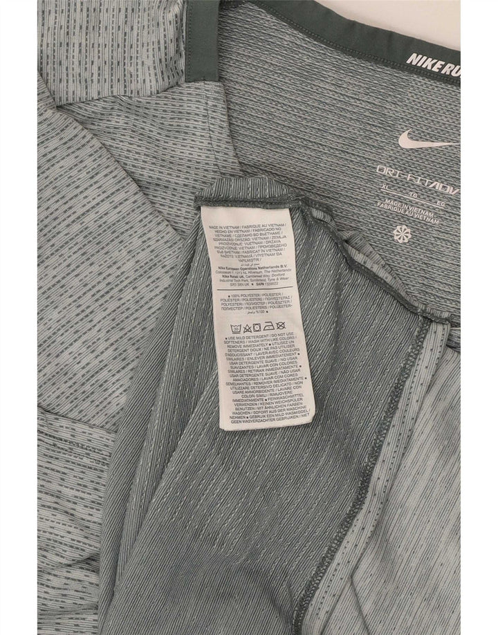 T-shirt da running Nike Dri Fit da donna, taglia UK 18 XL, poliestere grigio