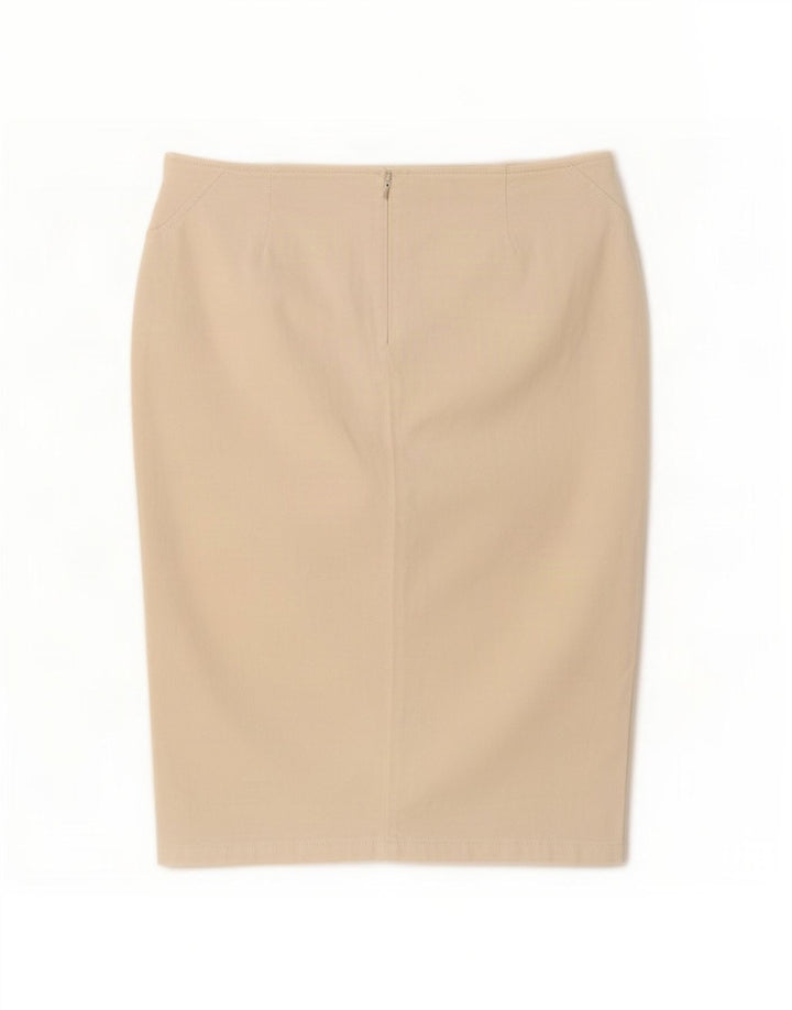 Gonna tubino da donna Armani IT 44 media W30 cotone bianco