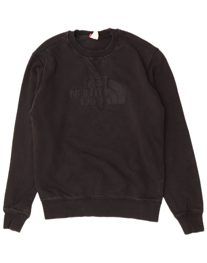 Felpa grafica da uomo The North Face Felpa media in cotone nero
