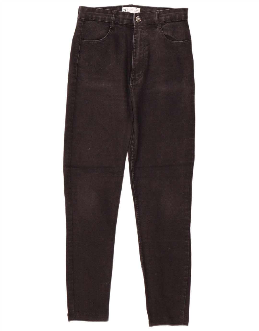 Jeans affusolati da donna Zara EU 38 piccoli W28 L26 neri