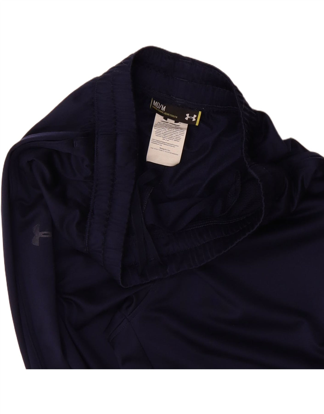 UNDER ARMOUR Mens Graphic Tracksuit Trousers Medium  Blue Polyester Vintage Under Armour and Second-Hand Under Armour from Messina Hembry 