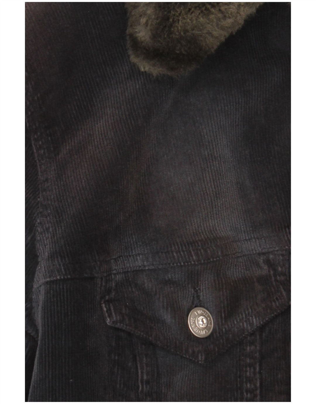 Giacca in velluto a coste da donna Liu Jo UK 14 Cotone grigio medio