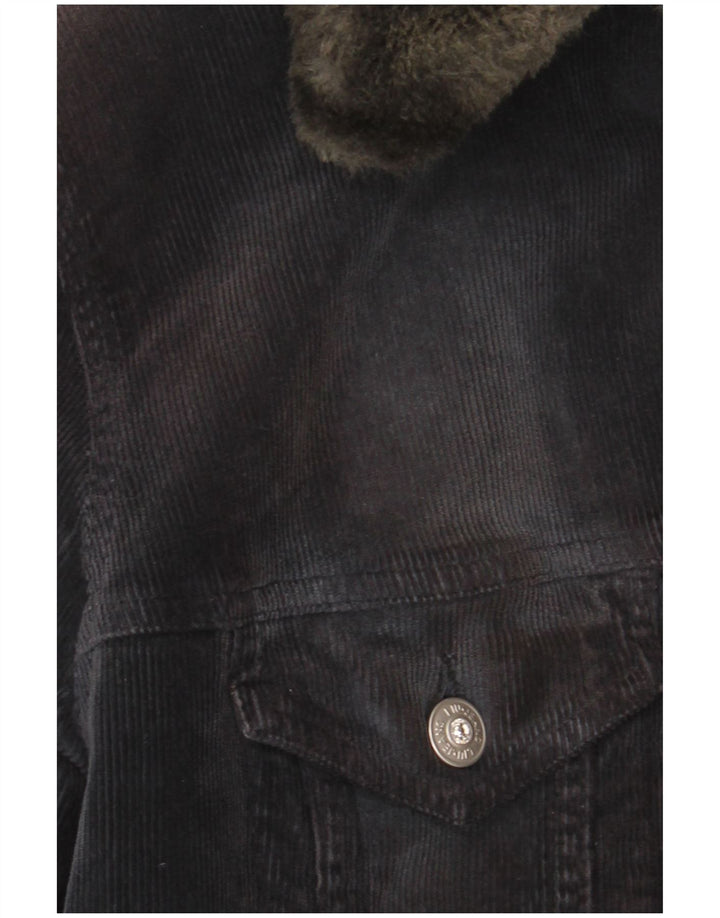 Giacca in velluto a coste da donna Liu Jo UK 14 Cotone grigio medio