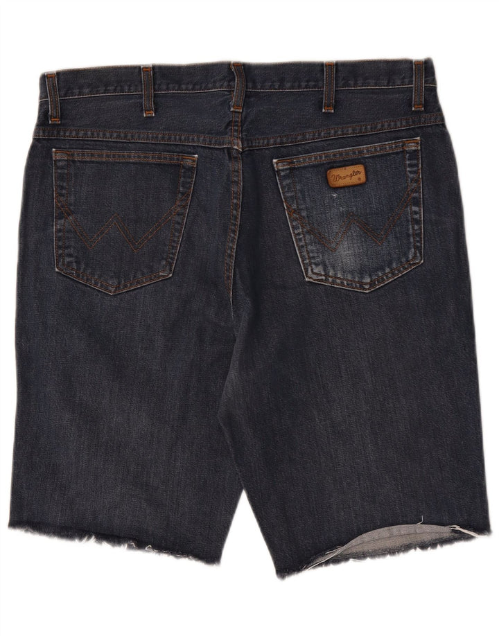 Pantaloncini di jeans da uomo Wrangler W36 grandi blu