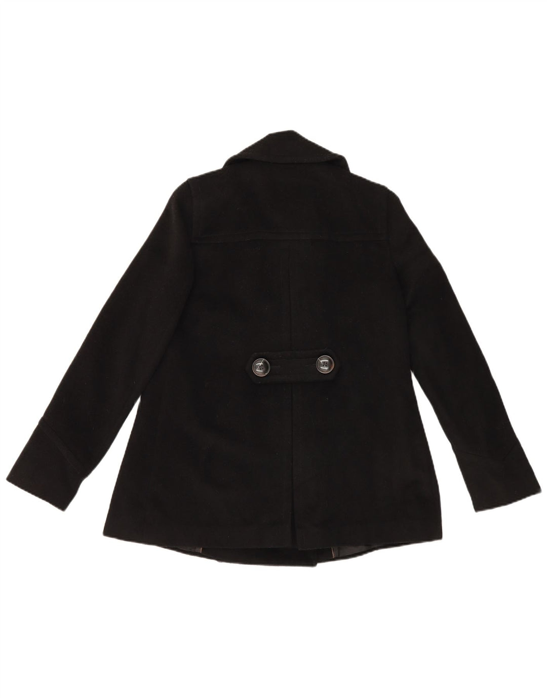 Cappotto da marinaio da donna Zara UK 8 piccolo acetato nero