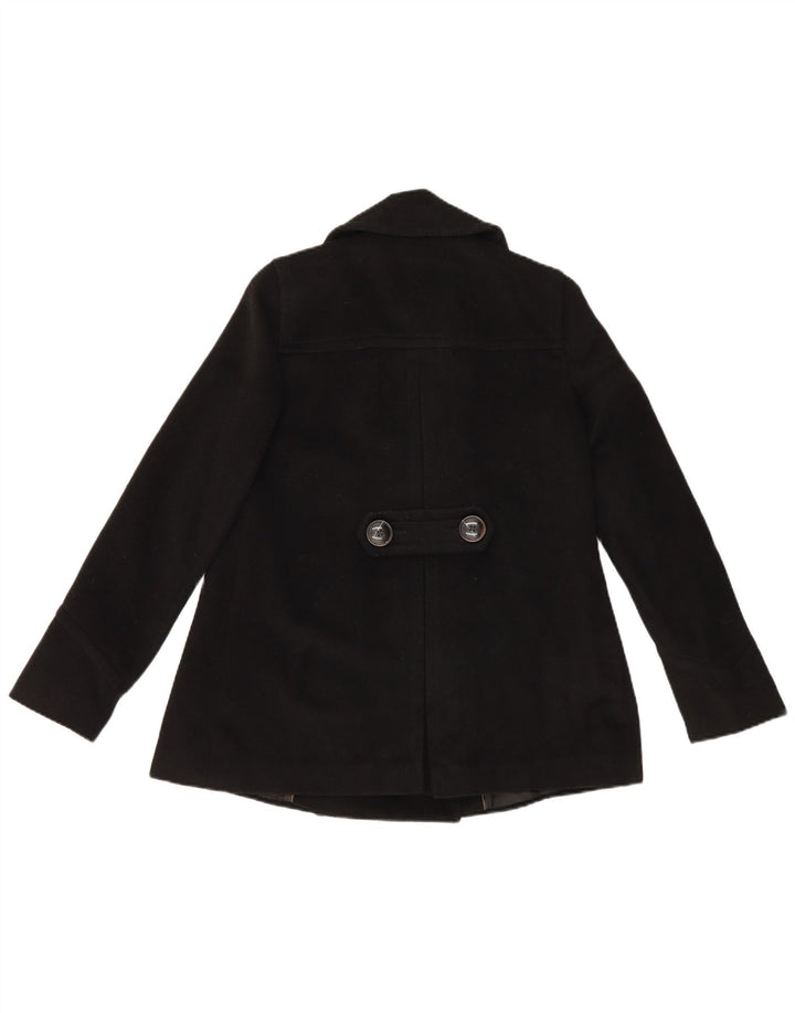 Cappotto da marinaio da donna Zara UK 8 piccolo acetato nero
