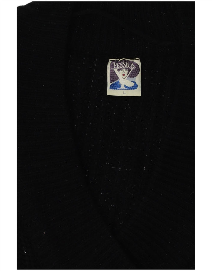 Canotta da donna YESSICA UK 16 grande in acrilico nero