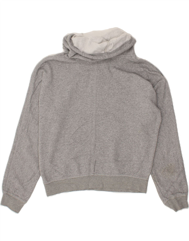 NIKE Womens Hoodie Jumper UK 14 Medium Grey Vintage Nike and Second-Hand Nike from Messina Hembry 