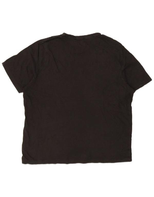 T-shirt da uomo Puma Top XL in cotone nero
