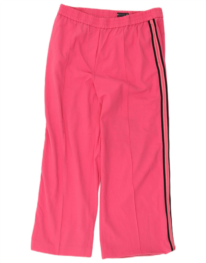 Pantaloni da tuta da donna Marks & Spencer UK 16 Large Pink Colourblock