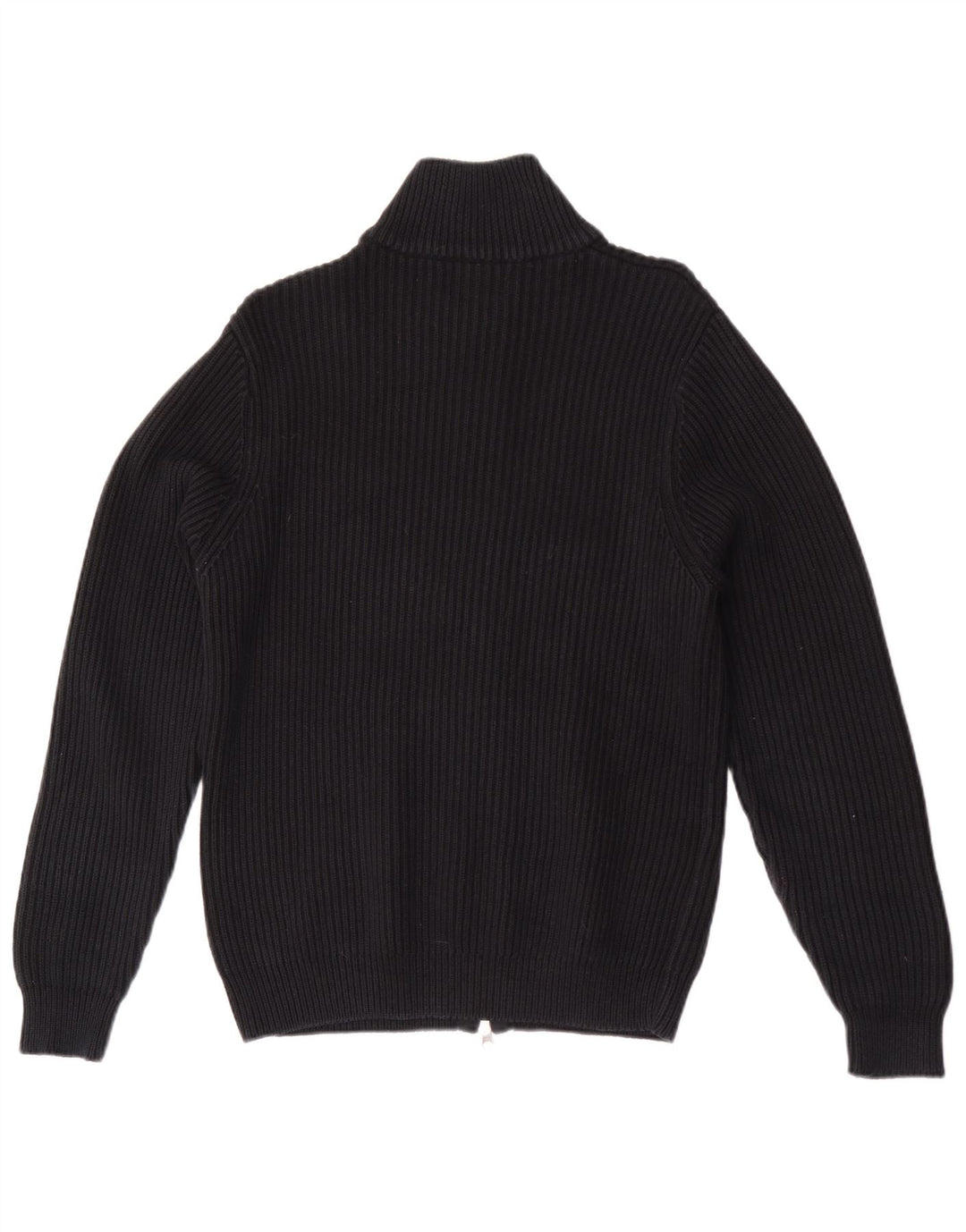 Maglione cardigan da uomo Fred Perry in cotone nero medio