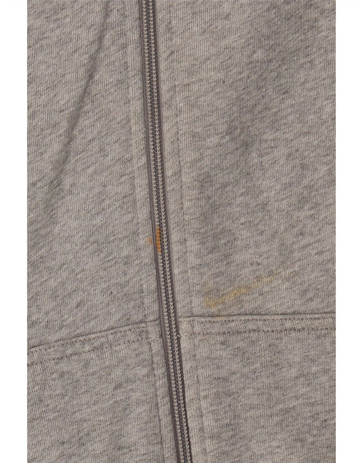 ADIDAS Mens Graphic Zip Hoodie Sweater Large Grey Cotton Vintage Adidas and Second-Hand Adidas from Messina Hembry 